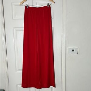Vintage Lilli Diamond California Red Wide Leg Pant Small
